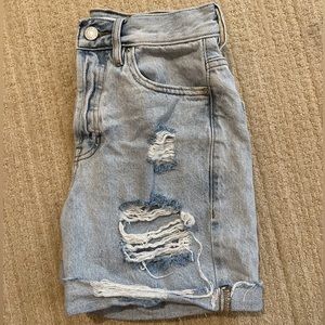 Pacsun ripped high rise boy short size 24